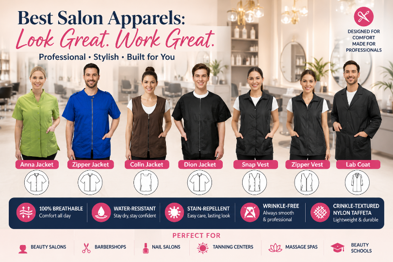 Shop Stylish & Functional Salon Smocks for Beauty Professionals